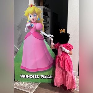 Fathead Princess Peach 6ft. Used once for birthday party